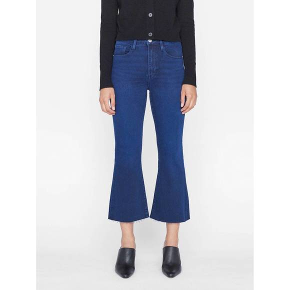 NEW FRAME le crop flare raw after jean in fiona - Picture 1 of 5